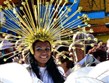 Pohodový víkend - Evropské slavnosti - Francie - Menton - Festival citrusů, latinskoamerické tanečnice