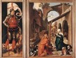 Německo - A.Dürer - Paumgartnerský oltář, levá a centrální část
