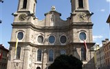 Pohodový víkend - Tyrolsko - Rakousko - Tyrolsko -  Innsbruck, katedrála sv.Jakuba, barokní, zcela přestavěna 1717-1724 po zničení zemětřesením