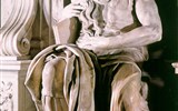 Pohodový víkend - Řím - Itálie -  Řím - Michelangelova socha Mojžíše (1514-16) v S.Pietro in Vincoli