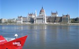 Pohodový víkend - Budapešť a okolí - Maďarsko v- Budapešť - novogotický parlament, postaven na přelomu 19. a 20.století, 691 místností